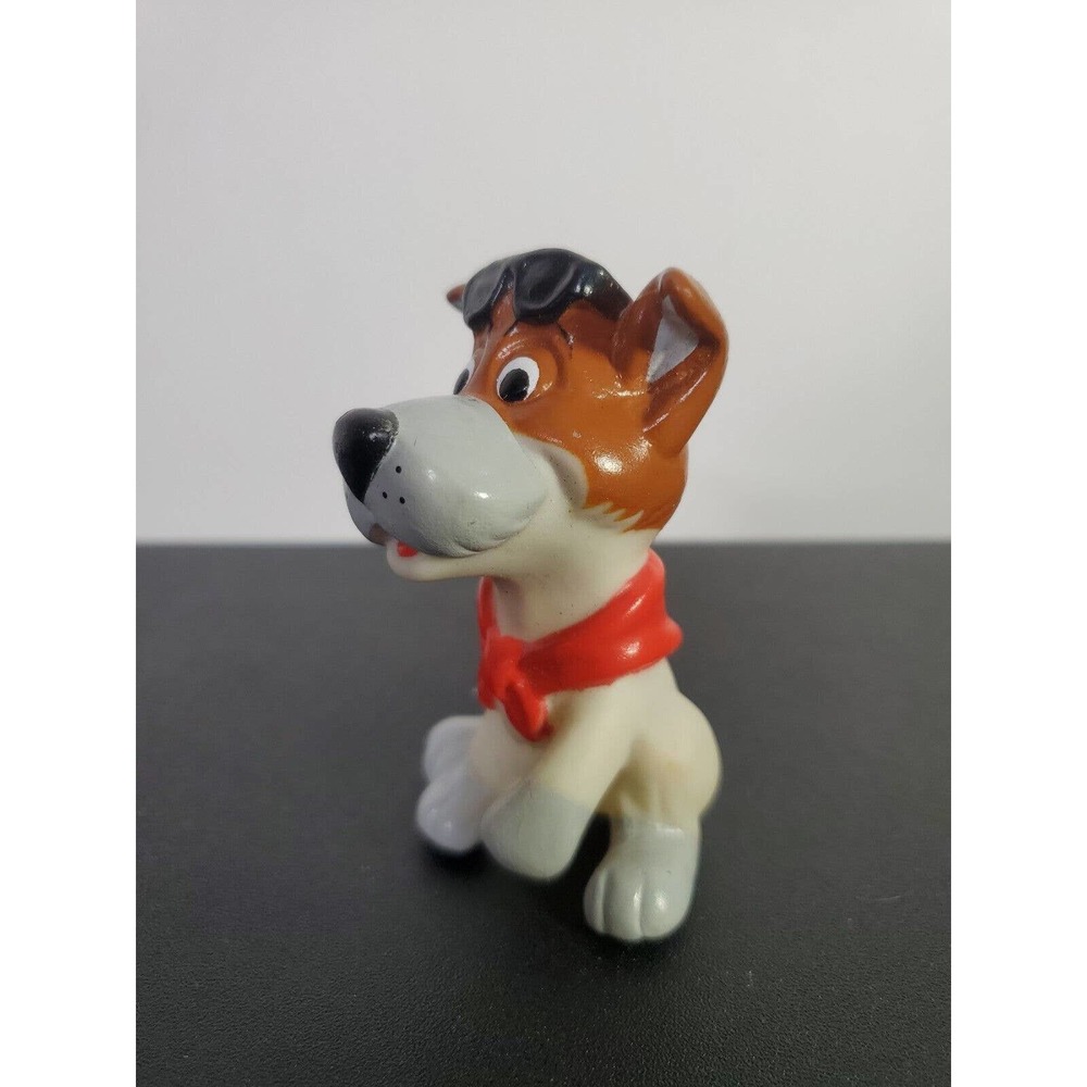 1988 Vintage Disney Oliver & Company All Dogs Go To Heaven Rubber Figure - Picture 2 of 5